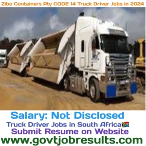 Zibo Containers Pty CODE 14 Truck Driver Jobs in 2024