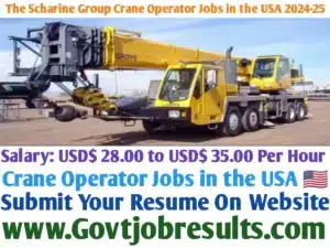The Scharine Group Crane Operator Jobs in the United Kingdom 2024-25