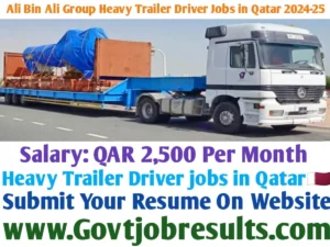 Ali Bin Ali Group Heavy Trailer Driver Jobs in Qatar 2024-25