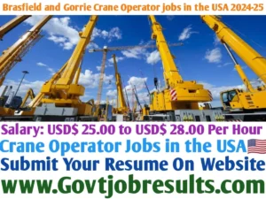 Brasfield and Gorrie LLC Crane Operator Jobs in the USA 2024-25