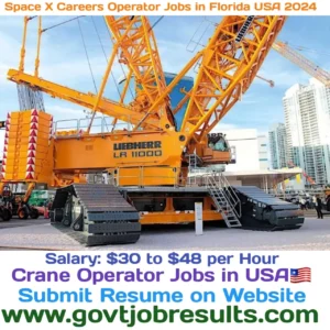 SpaceX Careers Crane Operator Jobs in Florida USA 2024