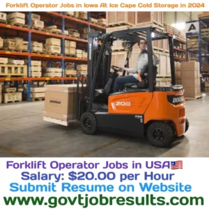 Forklift Operator Jobs In Iowa at Ice Cape Cold Storage in 2024