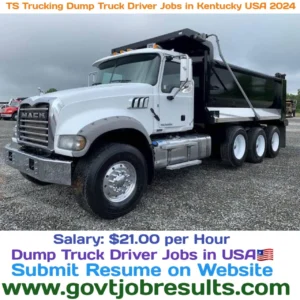 TS Trucking Dump Truck Driver Jobs in Kentucky USA 2024