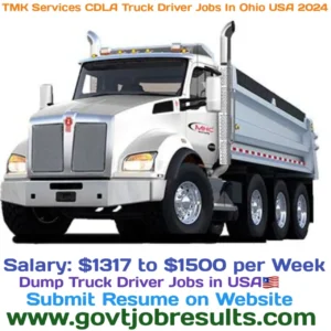 TMK Service CDLA Truck Driver Jobs in Ohio USA 2024