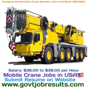 Younglove Construction Crane Operator Jobs In Faribault USA 2024