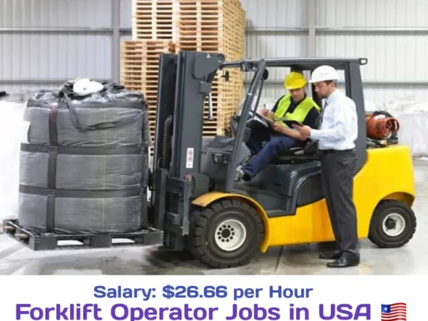 Forklift Truck Operator Recruitment in USA at BlueTriton Brands 2024