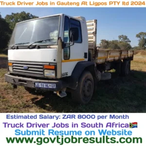 Truck Driver Jobs in Gauteng at Ligpos Pty Ltd 2024