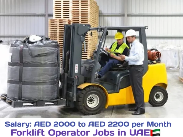 Forklift Operator Jobs in Abu Dhabi at PERMA Pipe Middle East LLC 2024